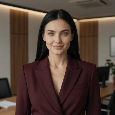 Svetlana, 30-year-old Russian marketing manager from Moscow with black hair and green eyes, seeking committed relationship