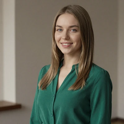Oksana, 29-year-old Belarusian economist from Minsk with light brown hair and grey-blue eyes, seeking meaningful relationship