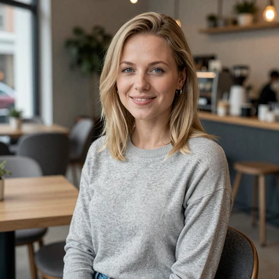 Lucie from Ostrava Czech Republic, 25-year-old software developer with blonde hair and blue eyes