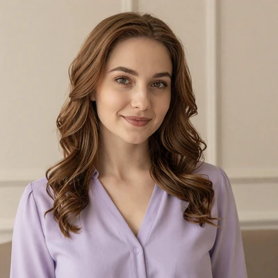 Anastasia from Kyiv Ukraine, a 28-year-old teacher with chestnut hair and warm smile
