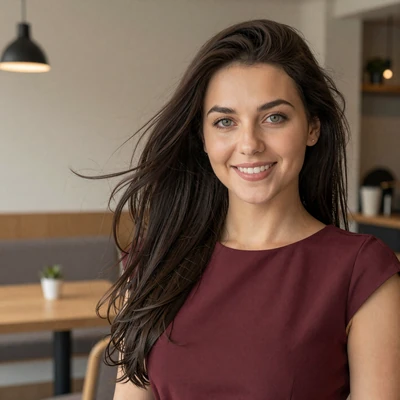 Anastasia from Chișinău Moldova, 27-year-old marketing specialist with dark brown hair and hazel eyes