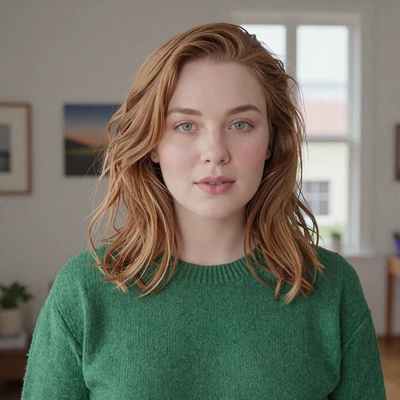 Magdalena from Krakow Poland, a 26-year-old architect with auburn hair and creative spirit